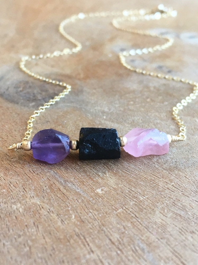 Grounding stone sales necklace