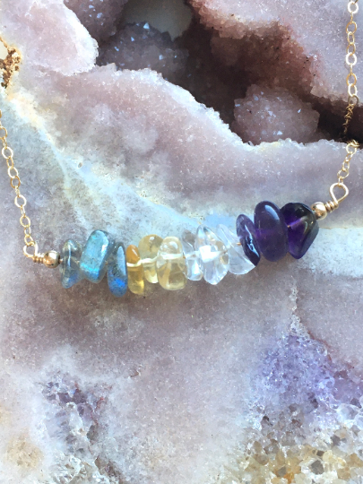 Sagittarius online crystal necklace