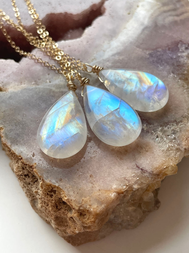 Moonstone Necklace - Kingsman & Co. Bespoke Jewelry